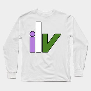 ilv Genderqueer Pride Long Sleeve T-Shirt